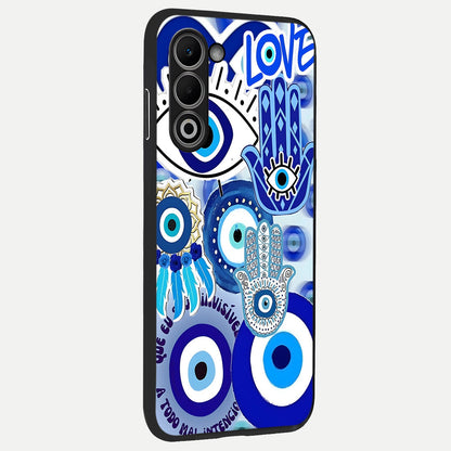  Evil Eyes Dream back cover For Oppo A5 5G slim fit glass case with vibrant aesthetic design