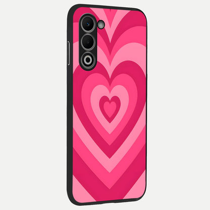  Layered Love Hearts back cover For Oppo A5 5G slim fit glass case with vibrant aesthetic design