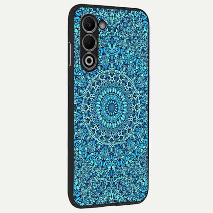  Ocean Bloom Mandala back cover For Oppo A5 5G slim fit glass case with vibrant aesthetic design
