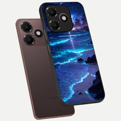  Classic Damn Look phone case For Oppo A6C 5G showing premium glass back cover with detailed artwork