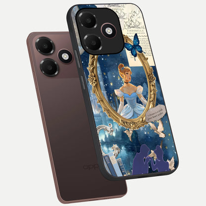  Midnight Queen phone case For Oppo A6C 5G showing premium glass back cover with detailed artwork