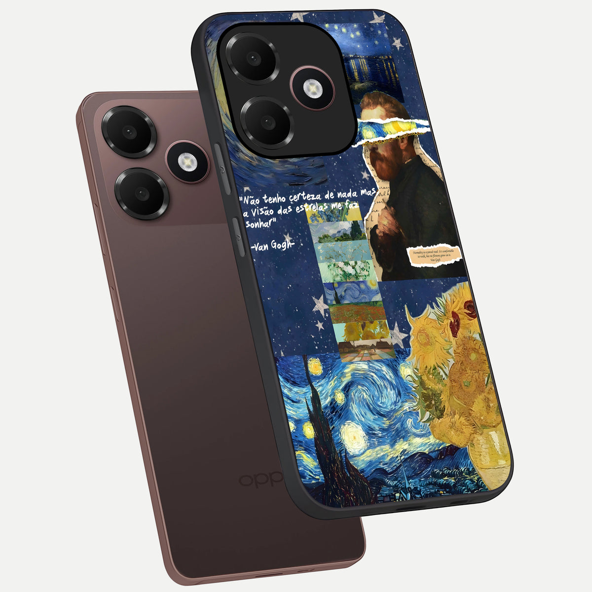  Starry Dream Vision phone case For Oppo A6C 5G showing premium glass back cover with detailed artwork