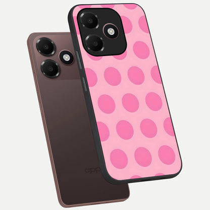 Sweet Dot Dreams phone case For Oppo A6C 5G showing premium glass back cover with detailed artwork