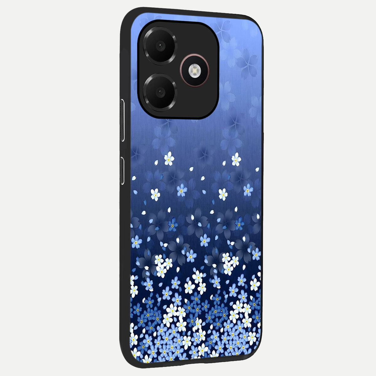  Blue Starry back cover For Oppo A6C 5G slim fit glass case with vibrant aesthetic design