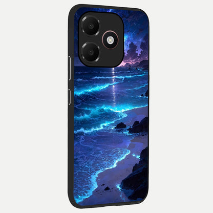  Classic Damn Look back cover For Oppo A6C 5G slim fit glass case with vibrant aesthetic design