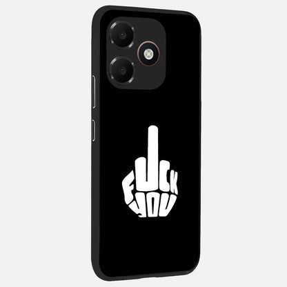  Rebel Mode On back cover For Oppo A6C 5G slim fit glass case with vibrant aesthetic design