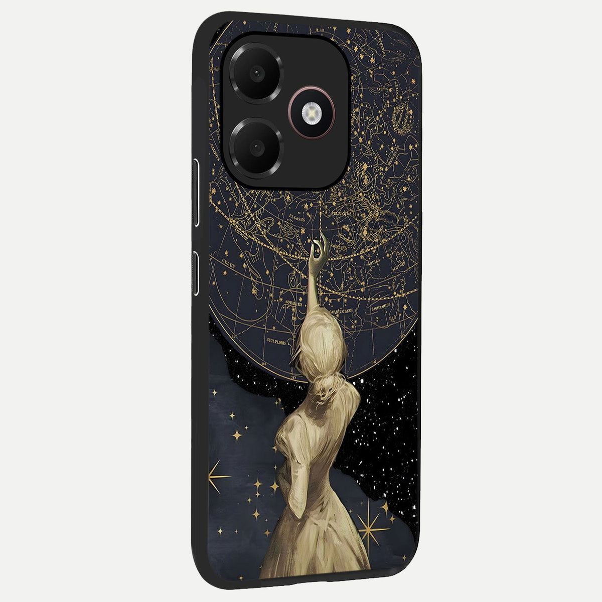  Taylor Swift Girl back cover For Oppo A6C 5G slim fit glass case with vibrant aesthetic design