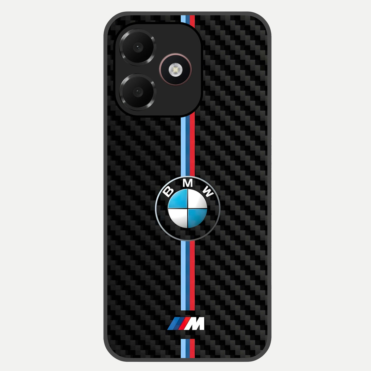  BMW Pattern Glass Case For Oppo A6C 5G back cover – full design glossy printed glass finish