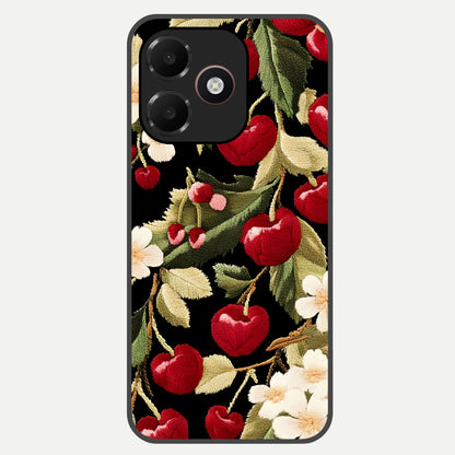  Blooming Spendor Bird Glass Case For Oppo A6C 5G back cover – full design glossy printed glass finish