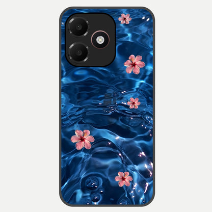  Bloom Thread Art Glass Case For Oppo A6C 5G back cover – full design glossy printed glass finish