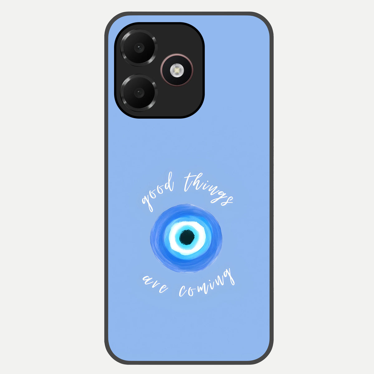  Bright Future Ahead Glass Case For Oppo A6C 5G back cover – full design glossy printed glass finish