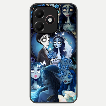  Butterfly Ghost Soul Glass Case For Oppo A6C 5G back cover – full design glossy printed glass finish