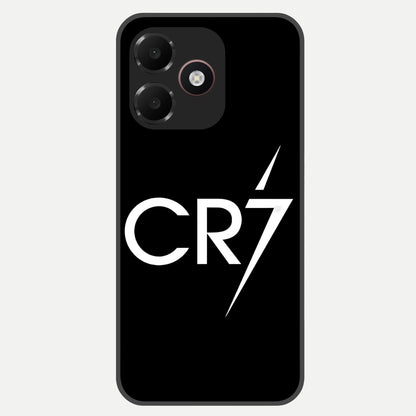  CR7 Elite Strike Glass Case For Oppo A6C 5G back cover – full design glossy printed glass finish
