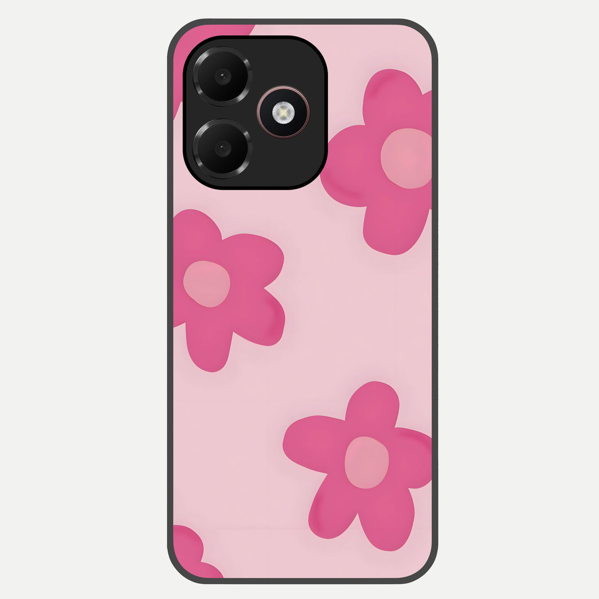  Candy Bloom Dreams Glass Case For Oppo A6C 5G back cover – full design glossy printed glass finish