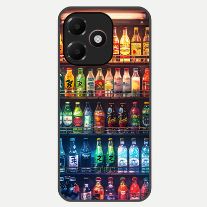  Colorfull Tree Glass Case For Oppo A6C 5G back cover – full design glossy printed glass finish