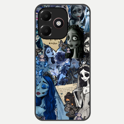  Corpse Bride Posters Glass Case For Oppo A6C 5G back cover – full design glossy printed glass finish