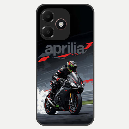  Dark Aprilla Glass Case For Oppo A6C 5G back cover – full design glossy printed glass finish