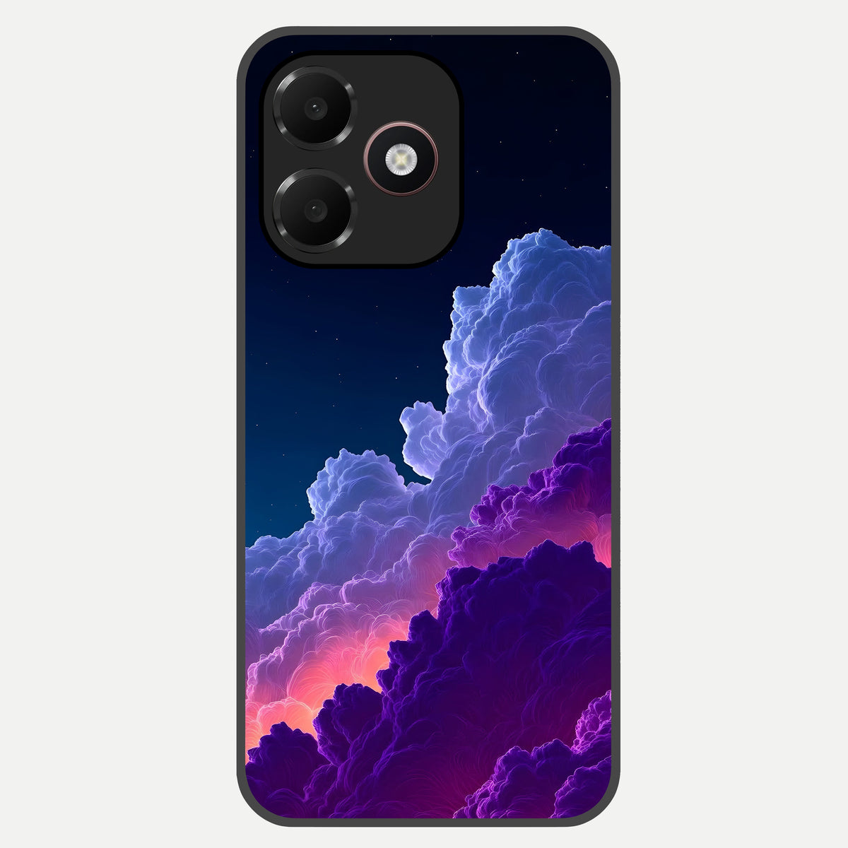  Dreamy Cloud Skies Glass Case For Oppo A6C 5G back cover – full design glossy printed glass finish