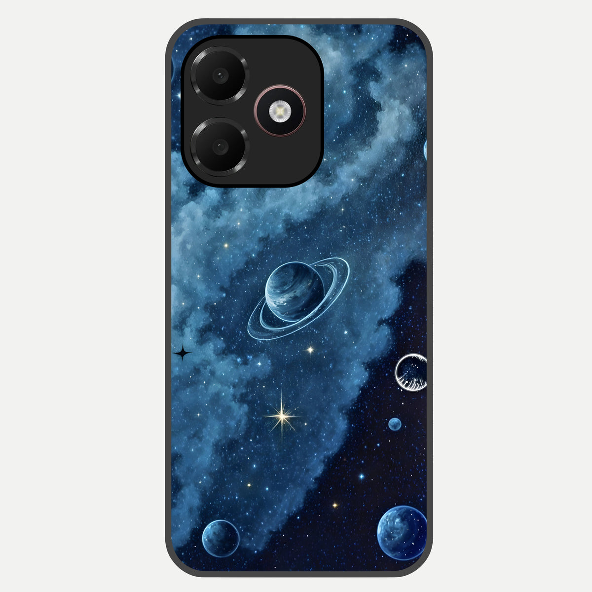  Galaxy Dream Space Glass Case For Oppo A6C 5G back cover – full design glossy printed glass finish
