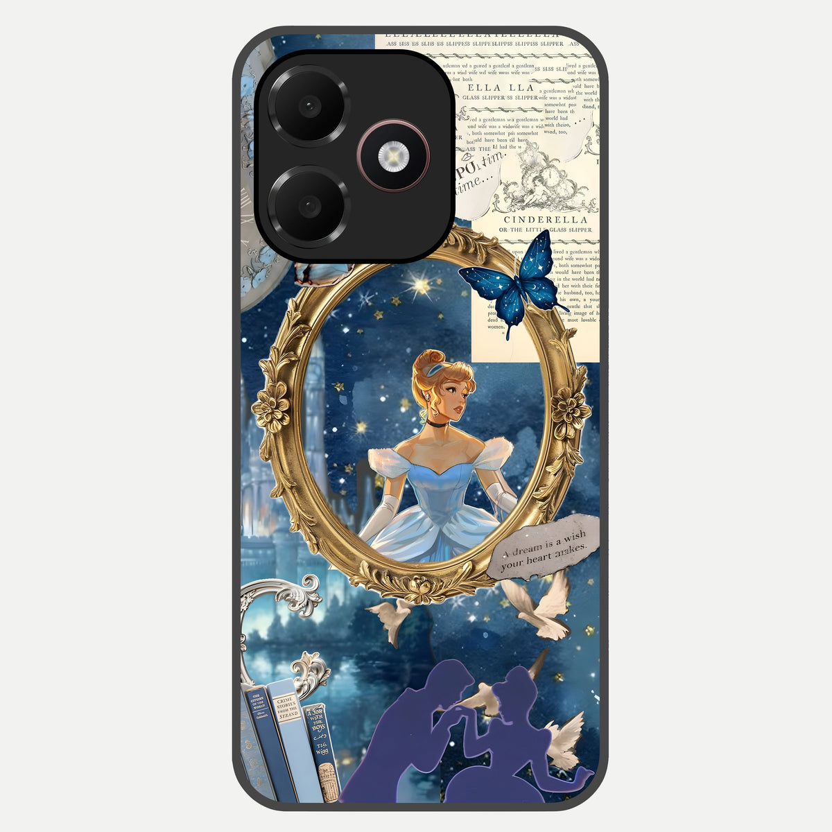  Midnight Queen Glass Case For Oppo A6C 5G back cover – full design glossy printed glass finish