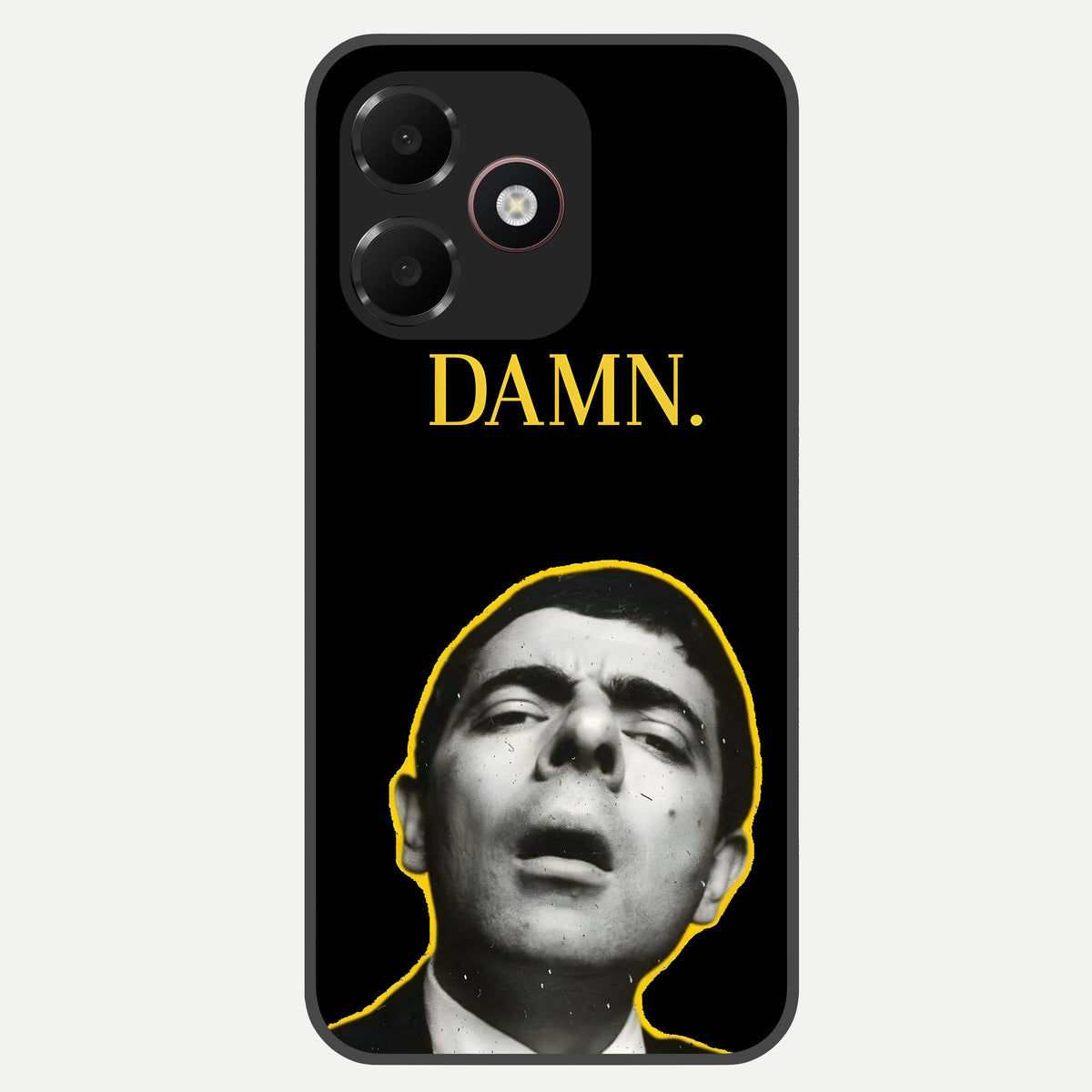  Mr Bean Damn Glass Case For Oppo A6C 5G back cover – full design glossy printed glass finish