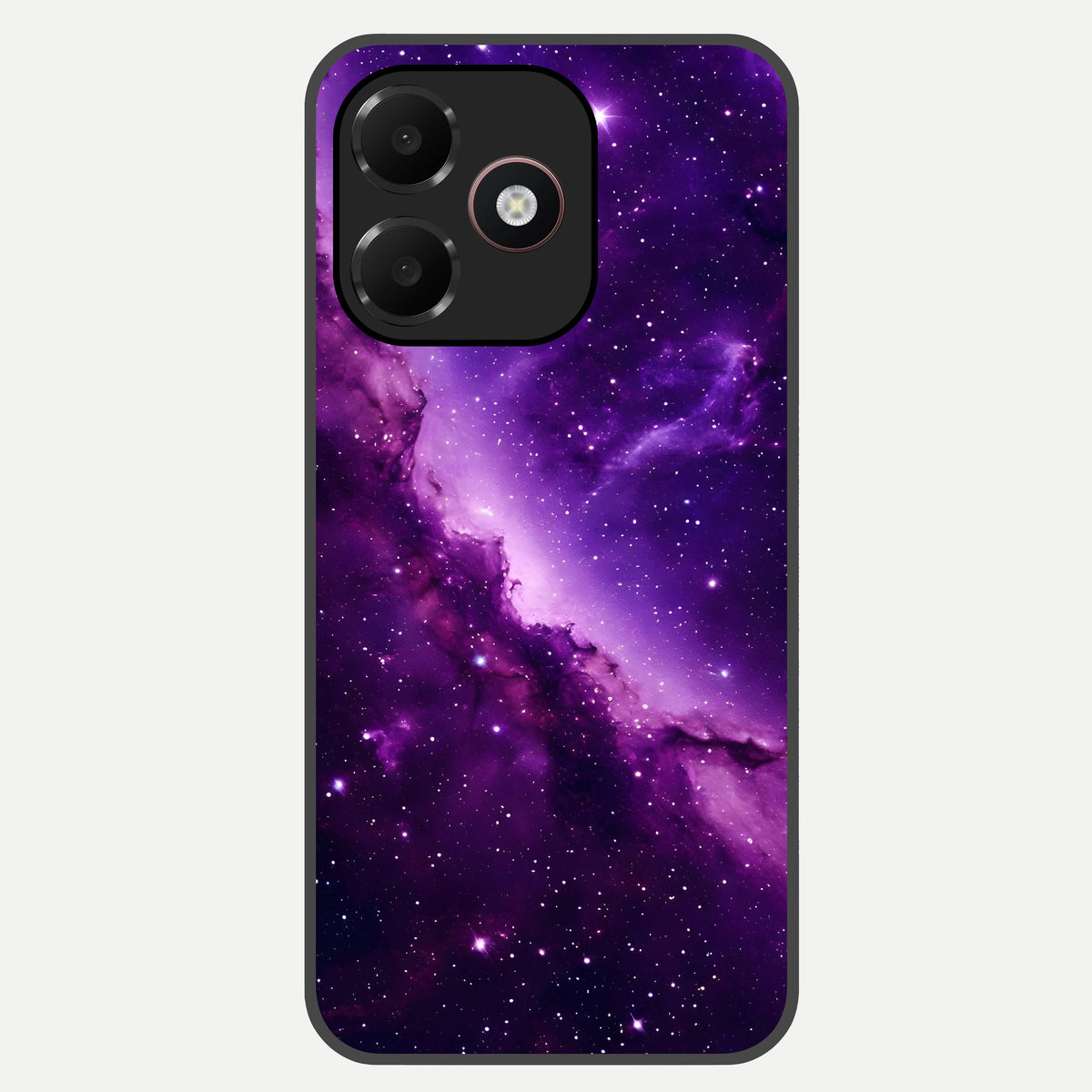 Purple Shade Sky Glass Case For Oppo A6C 5G back cover – full design glossy printed glass finish