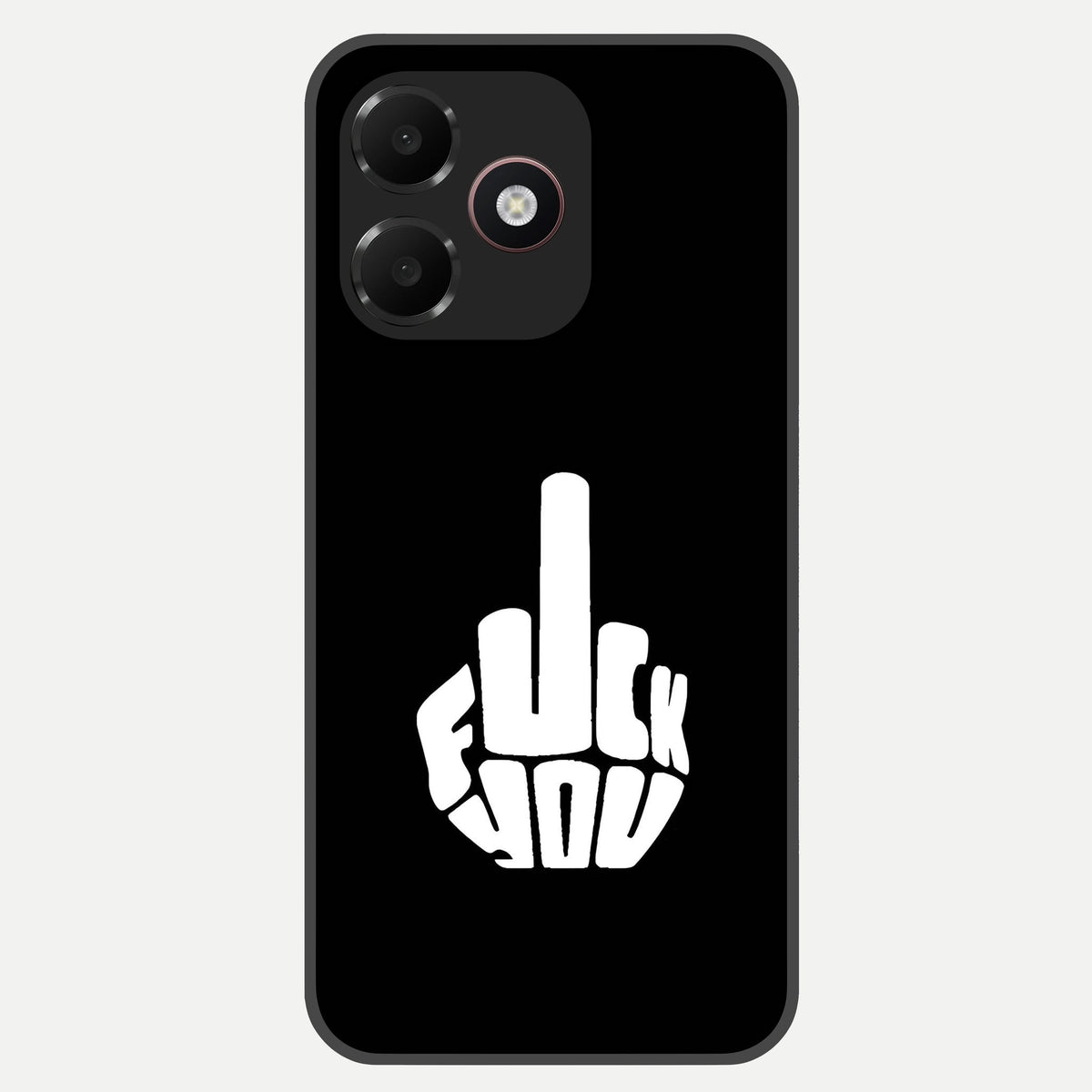  Rebel Mode On Glass Case For Oppo A6C 5G back cover – full design glossy printed glass finish