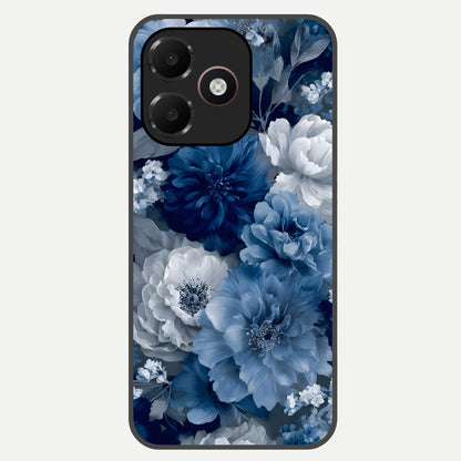  Royal Bloom Garden Glass Case For Oppo A6C 5G back cover – full design glossy printed glass finish
