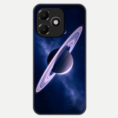  Saturn Ring Mystique Glass Case For Oppo A6C 5G back cover – full design glossy printed glass finish