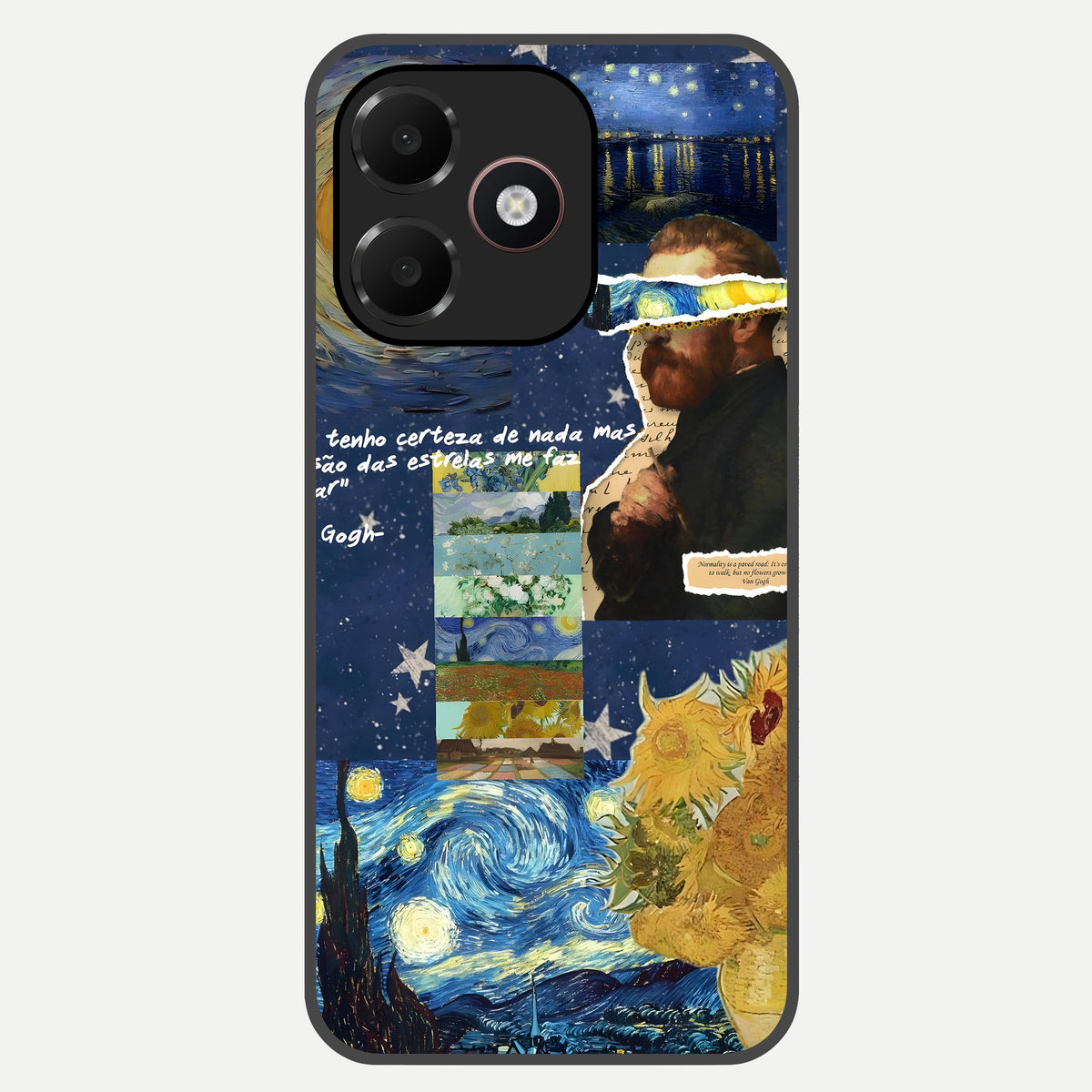  Starry Dream Vision Glass Case For Oppo A6C 5G back cover – full design glossy printed glass finish