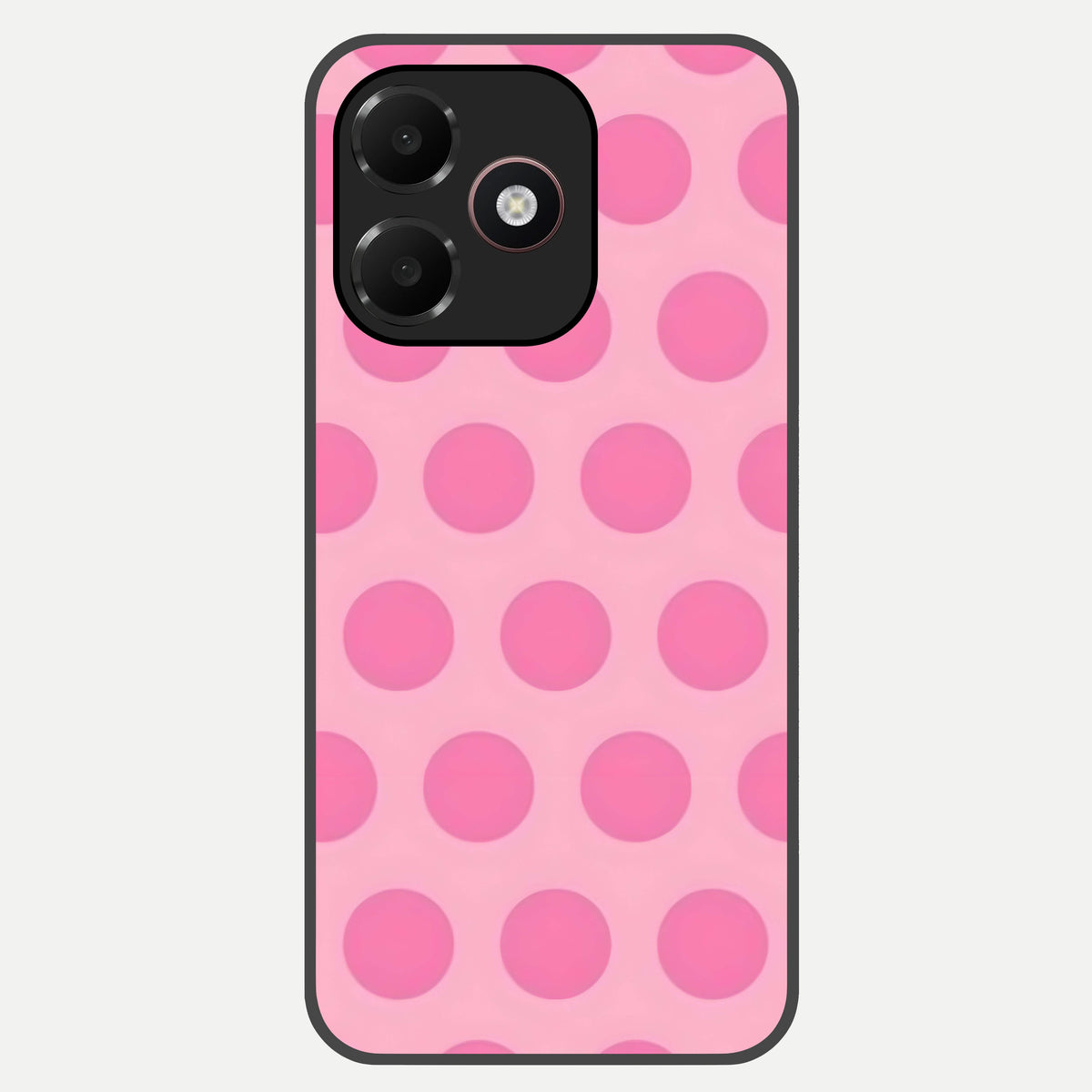  Sweet Dot Dreams Glass Case For Oppo A6C 5G back cover – full design glossy printed glass finish