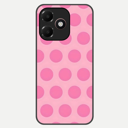  Sweet Dot Dreams Glass Case For Oppo A6C 5G back cover – full design glossy printed glass finish