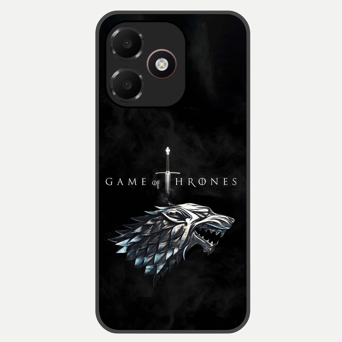  Throne Wolf Legacy Glass Case For Oppo A6C 5G back cover – full design glossy printed glass finish
