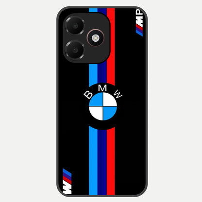  Turbo BMW Beast Glass Case For Oppo A6C 5G back cover – full design glossy printed glass finish